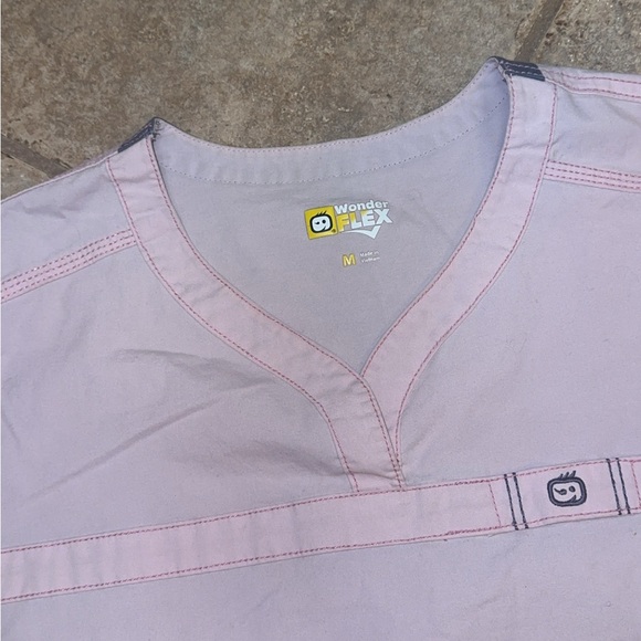 Light Pink Scrub Set - Picture 2 of 2